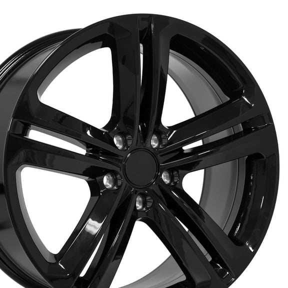 Single(1) OE Wheels VW18 18x8 Gloss Black Rim 5x112 41ET