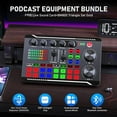 thumbnail image 2 of USB Audio Interface for PC with Touch Model, XLR Inputs with Preamps 16 bit/48 kHz Phantom Power XLR 48V Audio Interface for Recording Music, Live Streaming and Podcasting Recording, 2 of 4