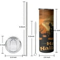 thumbnail image 5 of Halloween Black Cat Pattern 20oz Skinny Tumbler - Witch Moon Artwork Insulated Stainless Steel Cup, 5 of 7