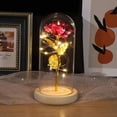 thumbnail image 4 of Pantalla de lámpara acrílica con flor eterna, fuente de rosa, festival de Tanabata, regalo de San Valentín para novia, regalo creativo, 4 of 5