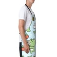 thumbnail image 3 of Naloa Cute Floral Frog Apron Kitchen Aprons with Pockets for Women Men Chef, 3 of 8