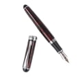 thumbnail image 4 of Jinhao X750 Fountain Pen, Lava Red, Medium Nib With Ink Converter, Silver Trim, Gift Box, 4 of 4