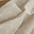 thumbnail image 5 of Nappe en Lin de Coton à Motif de Fleurs avec Couverture de Table à Manger en Dentelle Neuve, 5 of 5
