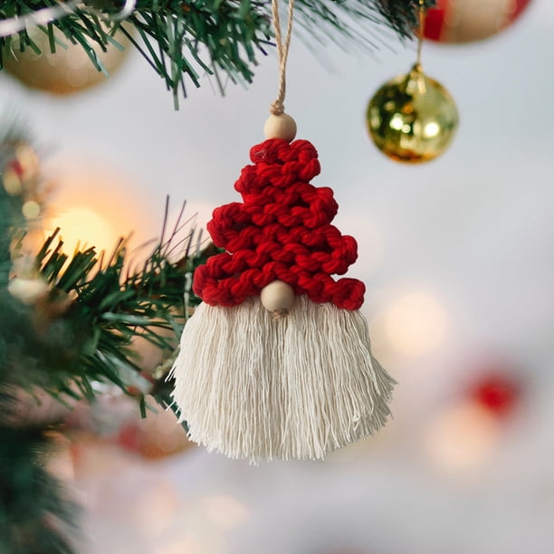 Xihbxyly Oferta Del Día Ofertas Relámpago Artesanía Tejido Original Árbol de Navidad Decoración Colgante Decoración Navideña Colgante de Pared Sencillaz Fondo Pared Manualidades para El Hogar