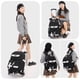 thumbnail image 2 of Mochila MITOWERMI Rolling de 6 ruedas de nailon negra, 46 cm, 2 of 6