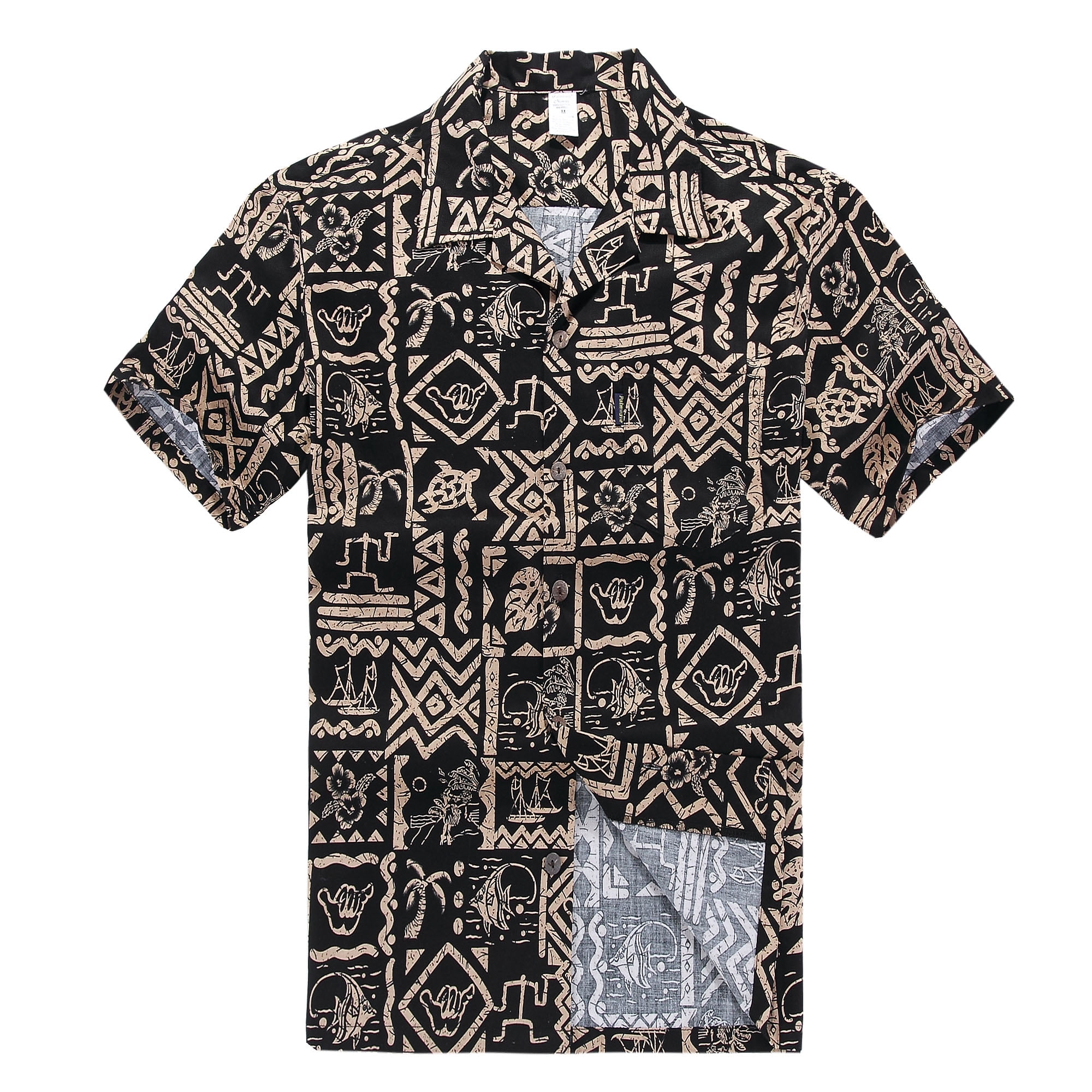 Hawaii Hangover - Hawaiian Shirt Aloha Shirt in Black Hawaiian Hang ...