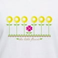 thumbnail image 3 of CafePress - The Little Flower T Shirt - Womens Cotton V-Neck T-shirt, 3 of 4