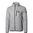 thumbnail image 2 of Men's Cutter & Buck Gray Detroit Tigers Big & Tall Rainier PrimaLoft- Eco Insulated Full-Zip Puffer Jacket, 2 of 3