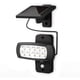 thumbnail image 1 of Lámpara de seguridad para exteriores, energía solar, ahorro de energía, respetuoso con el medio ambiente, sensor PIR de inducción del cuerpo humano, impermeable IP65, cabezales de lámpara giratorios, 1 of 8