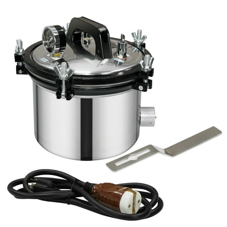 8L Portable Steam Autoclave Sterilizer Dental Equipment