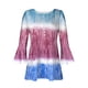 thumbnail image 4 of Fiudx Ofertas de La Semana Camiseta Estampada a La Moda para Mujer, Blusa con Mangas 3/4, Camisetas Informales con Cuello En V, 4 of 5