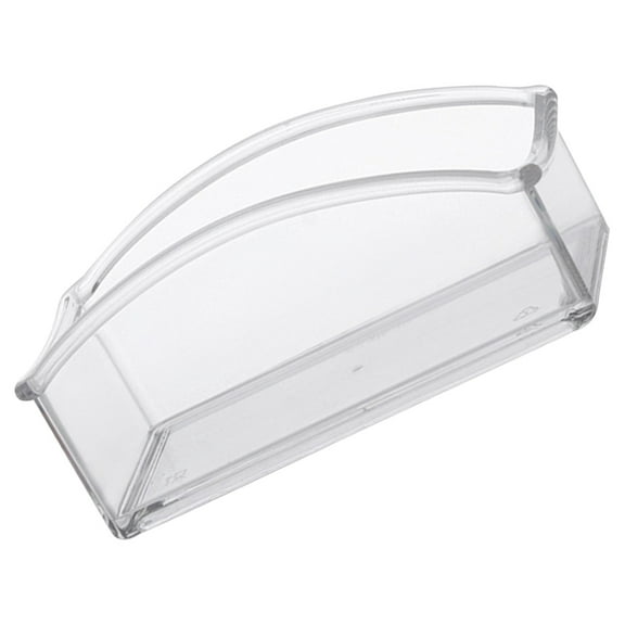 STOBOK Transparent Tea Bag Box Acrylic Organizer for Coffee Sugar Packets Storage