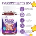 thumbnail image 5 of Kids Sleep Gummies 2mg - Children's Sleep Gummy with Melatonin, Non-Habit Forming, Works with Natural Sleep Cycle, Supports Peaceful, Restful Sleep, Calm & Drug-Free, Natural Berry Flavor, 60 Gummies, 5 of 11