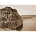 thumbnail image 2 of Watkins, Carleton 24x19 White Modern Wood Framed Museum Art Print Titled - The Dalles, Extremes of High and Low Water, 92 ft./Head of the Dalles, Columbia River, Oregon, about, 2 of 4