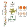 thumbnail image 3 of ShengapQ Artificial Maple Leaf Vines, Decorative Vines for Thanksgiving, Halloween Home Decor, Flexible Garland for Fireplace and Door Frame, Reusable Autumn Decorations, Seasonal Party Accessories, 3 of 6