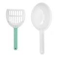 thumbnail image 1 of Cat Poop Shovel, Sturdy ABS Cat Litter Scoop Detachable 7mm Leak Hole Neat  For Litter Box Green, 1 of 8