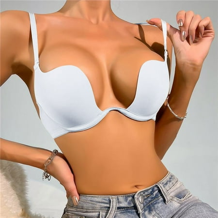 YEJIMAN Custom Plus Size Push up Hide Back Side Fat Sculpting Uplift Seamless Women Body Shaping Bra Body Shapewear with Bra  White Cotton Underwear For Women