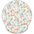 thumbnail image 1 of xianlin-Laptop Computer Gaming Mouse Pad with Wrist Rest Support,Ergonomic Memory Foam Mouse Mat,Non-Slip Rubber Base Office Work Desk Pad,Comfortable & Pain Relief (Watercolor Flowers), 1 of 4