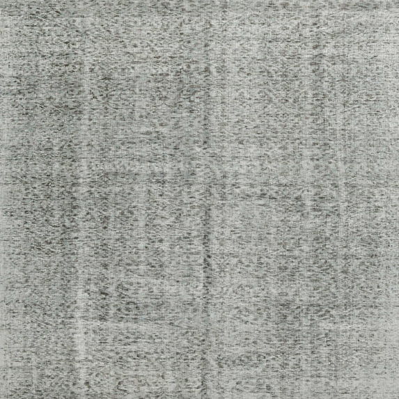 Ahgly Company Indoor Square Traditional Pale Silver Gray Persian Area Rugs, 8' Square