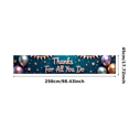 thumbnail image 2 of Decorative Stars Appreciation Banner Colorful Balloons Party Background Thank You Banner for Office Celebration Employee Recognition Event Decor, 2 of 7