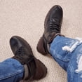 thumbnail image 5 of Jazamé Men's B-1911 Steve 8 inch Tall Fashion Military Combat Dress Boots, Black, 10.5, 5 of 5
