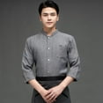 thumbnail image 3 of kusrkot Industry Food Servicing Workwear Cooking Jackets Clothes Waiter Apparel Coat for, 3 of 5