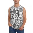 thumbnail image 2 of Picia Fall Forest mens Cotton Tank Undershirts , Moisture-wicking Ribbed Tanks, Lightweight Cotton Tank Undershirts-XX-Large, 2 of 8