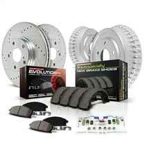 PowerStop Front and Rear Z23 Evolution Sport Brake Pad Rotor Drum and Shoe Kit Fits: FORD Select Models K15461DK