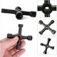 thumbnail image 2 of Llave de 4 vías, llave de radiador 4 en 1, llaves de purga de radiador multifuncionales de aleación de zinc, contadores de llaves, negro, 2 of 5