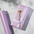 thumbnail image 3 of PCS Lavender Gift Wrapping Paper - Mini Roll - Solid Color Pearly Shiny Silk Paper Perfect for Wedding, Birthday, Christmas, Baby Shower, Bridal Shower, DIY Bouquet, Easter - 17 Inches X 32.8 Feet, 3 of 14