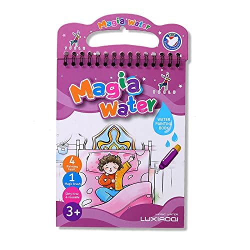 Paint with Water Books, Water Coloring Book for Toddlers, Water Paint