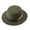 Green, variant on Hats for women Ribbon Decor Wide Brim Flat Top Jazz Cap Autumn Winter Hat