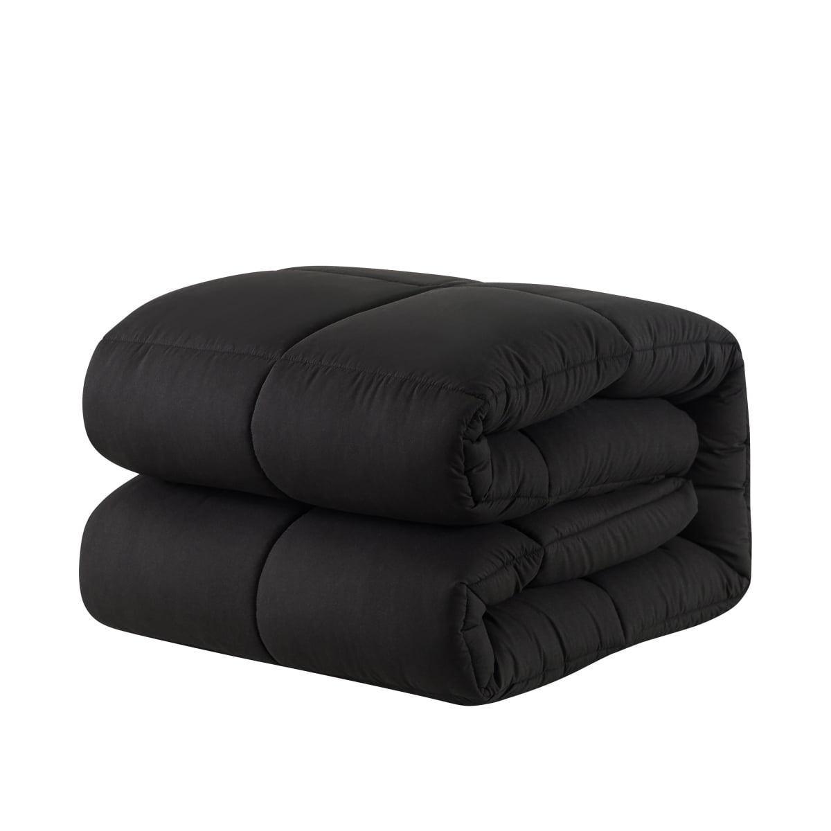 IGI Full/Queen Comforter, Black | All Season Hotel Down Alternative Duvet Insert, Adult, Unisex, 88x92in