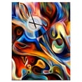 thumbnail image 1 of DesignArt Abstract Music and Rhythm Large Wall Clock, 1 of 2