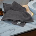 thumbnail image 3 of Juego de 6 toallas Hand Towels Tens, 100% algodón, color gris oscuro, 3 of 9