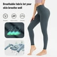 thumbnail image 3 of Leggings de yoga para mujer Cintura alta Bodycon Elástico Transpirable Running Fitness, 3 of 8