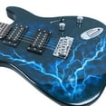 thumbnail image 6 of Zimtown Electric Guitar GST-E Double Pickup with Guitar Bag Blue, 6 of 7