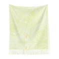 thumbnail image 2 of Foulard à Franges pour Femmes, Texture Ligne Verte, Long Châle, Léger et Chaud, 2 of 6