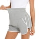 thumbnail image 4 of ShomPort Maternity Shorts with Pockets Loose Casual Pregnant Active Shorts Over The Belly Fall Maternity Clothes, 4 of 6