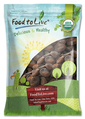Food To Live ® Certified Organic Dried Apricots (Non-GMO, Bulk, Unsulfured) (14 Pounds)