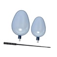 thumbnail image 4 of S SERENABLE 2Pcs Fishing Baiting Casting Spoons AntiSlip Gift Fishing Lure Feeder Spoons With White, 4 of 9