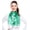 Green, variant on Women's Lightweight Snowy Day Printed Christmas Themed Silk Feeling 13" x 60" Scarf
