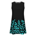 thumbnail image 5 of Sundresses for Women Summer Floral Boho Flower Print Dress Beach Cover Ups Tank Dress with Pockets Vacation Outfits, 5 of 6