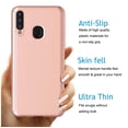 thumbnail image 7 of Galaxy A20S Cases, Tekcoo [T360] Ultra Thin Full Body Coverage Protection Scratch Proof Hard Slim Hybrid Galaxy A20S 6.5" Cover Shell With Tempered Glass Screen Protector Skin -Rose Gold, 7 of 7