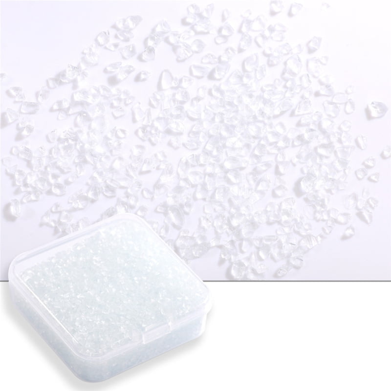 HGYCPP 80g/Box Crushed Glass Stone Resin Filling for DIY Epoxy Resin