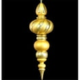 thumbnail image 1 of Queens of Christmas WL-ORN-38.5-GO 38.5 in. Gold Plastic Oversized Shatterproof Finial, 1 of 1