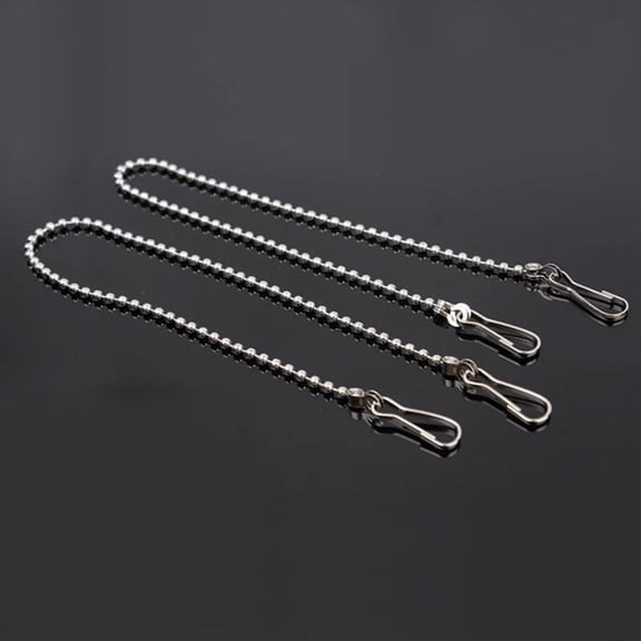 MRLESS 20pcs Heavy Duty Alloy Chains with Hooks for Hanging Signs Bird Feeders Planters and Decorative Ornaments for Indoor and Outdoor