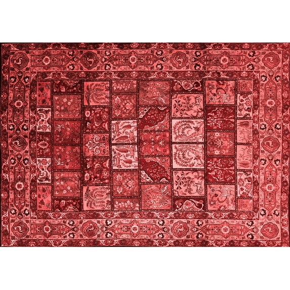Ahgly Company Indoor Rectangle Persian Red Traditional Area Rugs, 2' x 3'