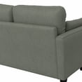 thumbnail image 5 of Hillsdale Grant River Upholstered Fabric Sofa with 2 Pillows Gray Stone, 5 of 5