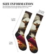 thumbnail image 2 of Lsque Noble Style Duck Pattern Sport Compression Socks for Men & Women 15-20 mmHg Knee High Nurse Pregnant Running Medical and Travel Athletic, 2 of 6